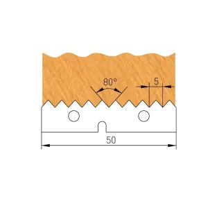 Doporučujeme | Profilový nůž 50x12x1,5mm pro F621-125