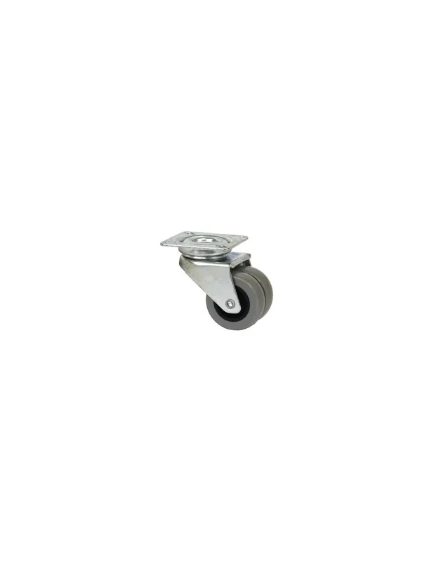 EPA 037x2/GLP - 913037 Otočné polypropylenové dvojkolo šedé | Bezpečný nákup