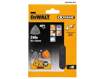 Brusná síťovina Dewalt P80 - archy pro delta brusku na suchý zip - Populární