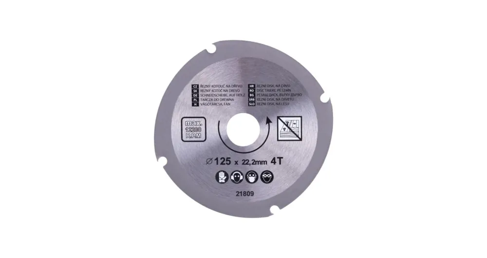 KOTOUČ 125 NA DŘEVO na úhl. brusku, WESTBERG 21809.01 | Top produkt