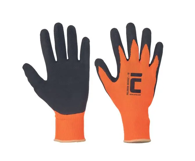 Rukavice máčené v latexu PALAWAN orange | Nově přidáno