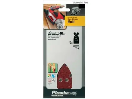 Papír brusný - 80, X31442 Black & Decker - Skladem
