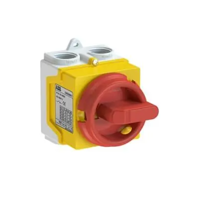 ABB 1SCA135536R1001 ONE20M3Y Odpínač 20A 3P IP67 žlutá-červená - Premium