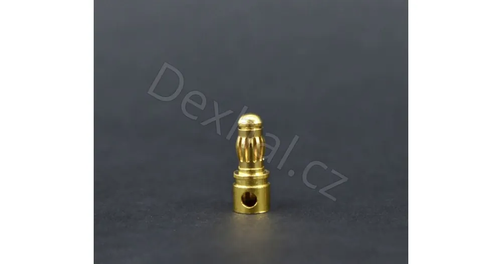 Sleva - 3,5mm Samec (Male) pozlacený konektor