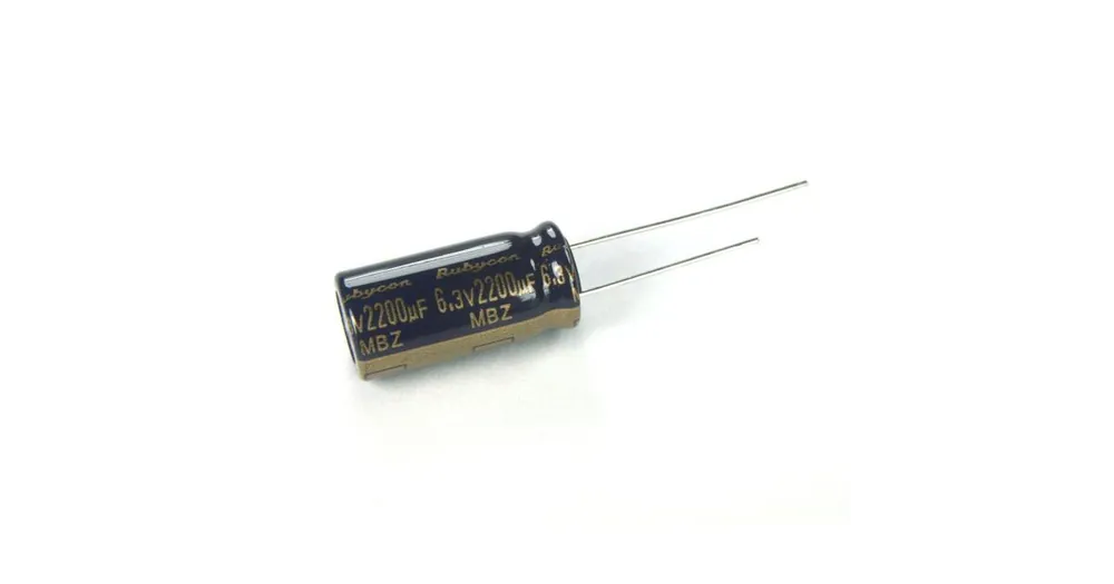 Ušetřete | Kondenzátor Rubycon MBZ 1000uF / 6,3V, Ø8x11,5 mm, 105°C