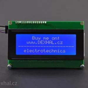 Speciální nabídka - LCD 2004 znakový displej modrý s I2C // Arduino