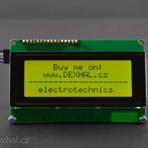 LCD 2004 znakový displej žlutý s I2C // Arduino - Nyní k dispozici