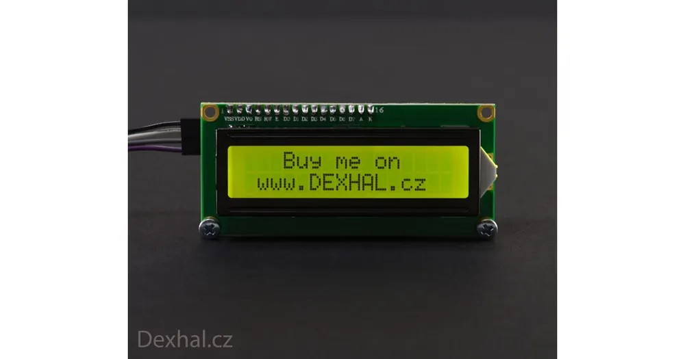LCD 1602 znakový displej zelená s I2C // Arduino | Profesionální kvalita