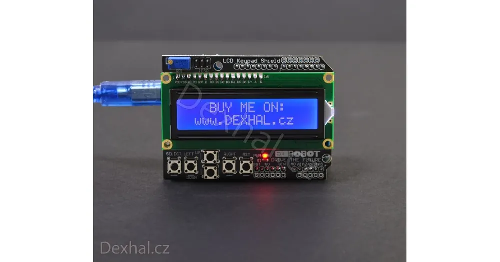 LCD shield - displej s tlačítky // Arduino modul | Velmi oblíbený produkt