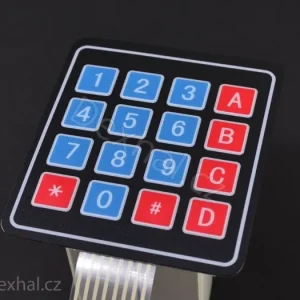 Membránová klávesnice 4x4 - 16 tlačítek Arduino | Novinka v sortimentu