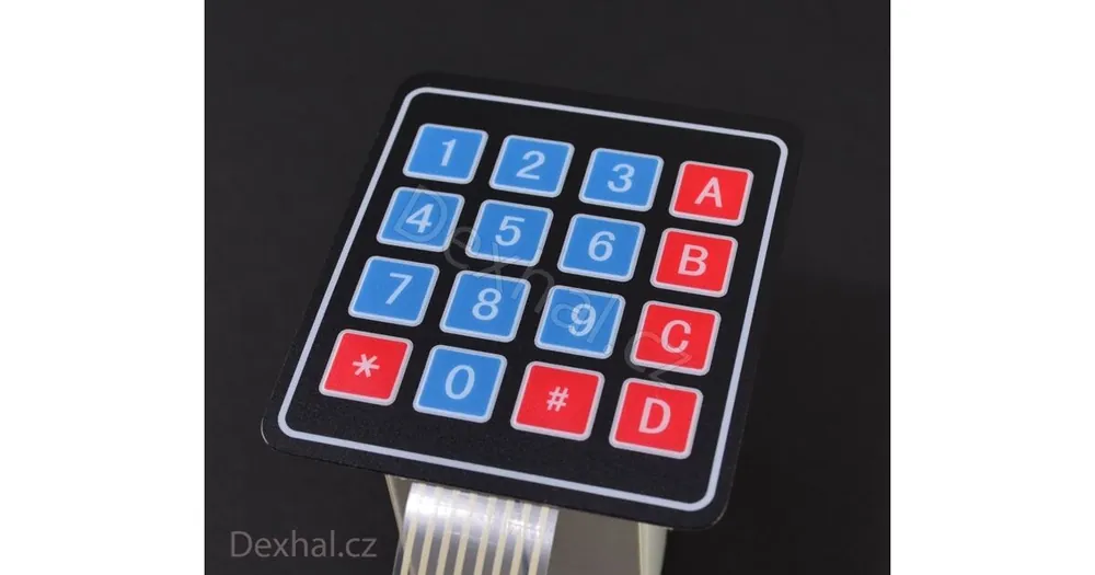 Membránová klávesnice 4x4 - 16 tlačítek Arduino | Novinka v sortimentu