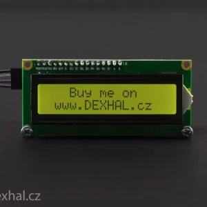 Poslední šance - LCD 1602 znakový displej modrý s I2C // Arduino