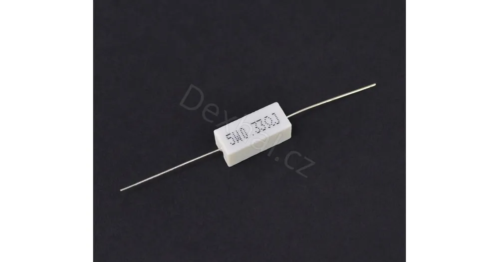 Keramický rezistor, odpor 0R33, 5W, tolerance ±5% | Nově v nabídce