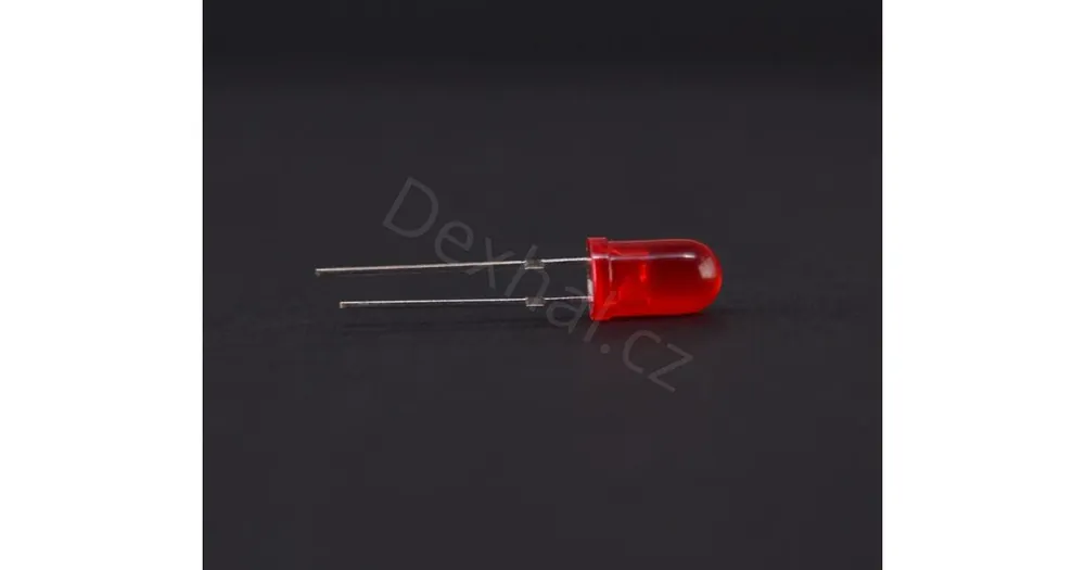 Nejlepší cena - LED signalizační dioda 5mm Červená