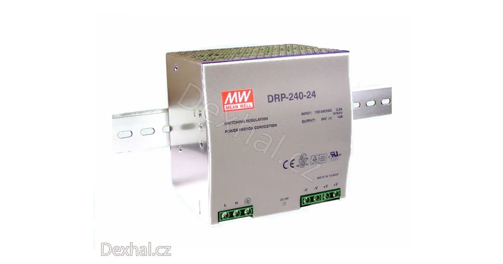 Zdroj na DIN lištu Mean Well DRP-240-48 - Nejprodávanější