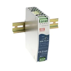 Zdroj na DIN lištu Mean Well SDR-75-12, 12V/6,3A | Kvalitní produkt