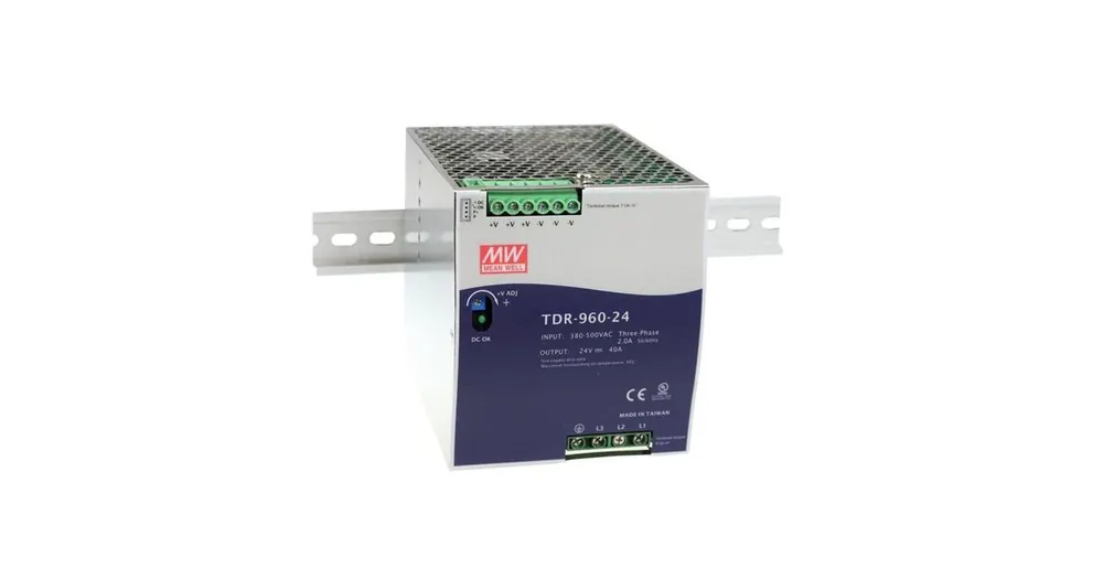 Doprodej zásob - Zdroj na DIN lištu Mean Well TDR-960-48, 48V/20A