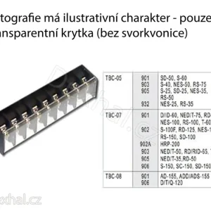 TBC-07 Krytka svorkovnice ke zdrojům Mean Well | Pouze dnes