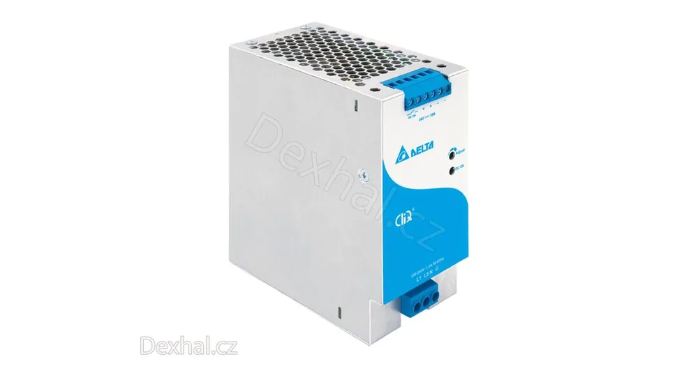 Zdroj na DIN lištu DELTA CLIQ II DRP-24V240W2BN - Přímo z výroby