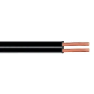 Kabel NKT V03VH-HS dvoulinka CYH, 2x1,0 mm2, ohebný, černý - Ihned k dispozici