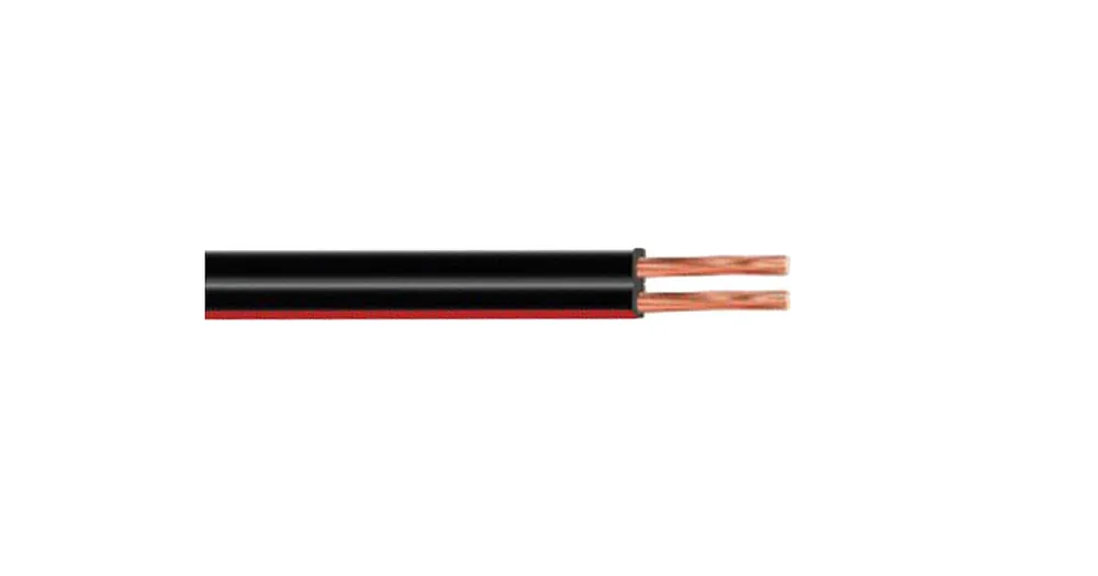 Právě v prodeji - Kabel NKT V03VH-H dvoulinka CYH, 2x1,0 mm2, ohebný, černo-červený