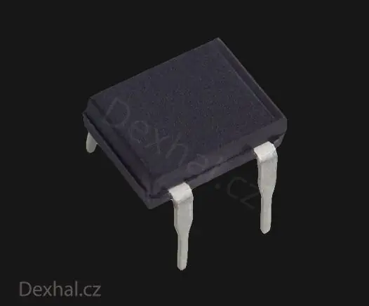 Nízká cena | Usměrňovací můstek DB107, 1A/1000V