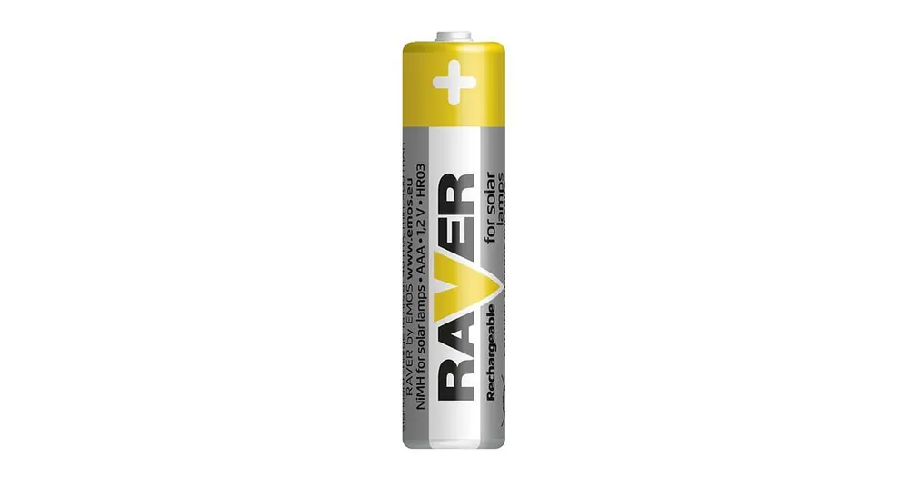 Právě přidáno - Nabíjecí mikrotužková baterie RAVER NiMH 400 HR03 (AAA), akumulátor