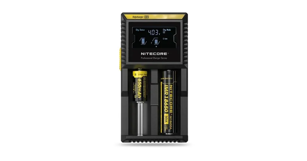 Nitecore Digicharger D2 inteligentní nabíječka 2x Li-ion Ni-mh - Sleva