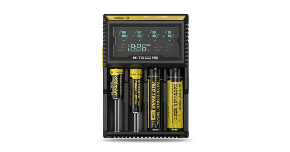 Nitecore Digicharger D4 inteligentní nabíječka 4x Li-ion Ni-mh | Nízká cena