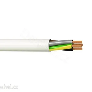 Kabel H05VV-F, CYSY, 2x1 mm2, ohebný, bílý, balení 100m | Špičkový produkt