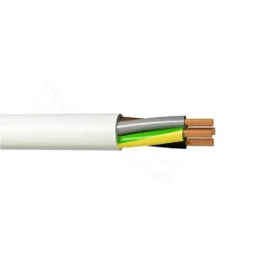 Nyní k dispozici | Kabel H05VV-F, CYSY, 2x2,5 mm2, ohebný, bílý, balení 100m