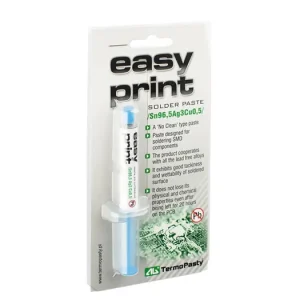 Bezolovnatá pájecí pasta AGTP Easy Print Sn96,5Ag3Cu0,5 (SAC305), více balení | Vrácení zdarma