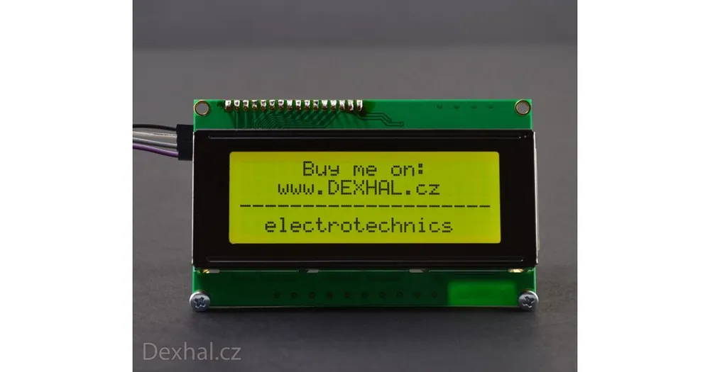 LCD 2004 znakový displej zelený s I2C // Arduino - Bestseller