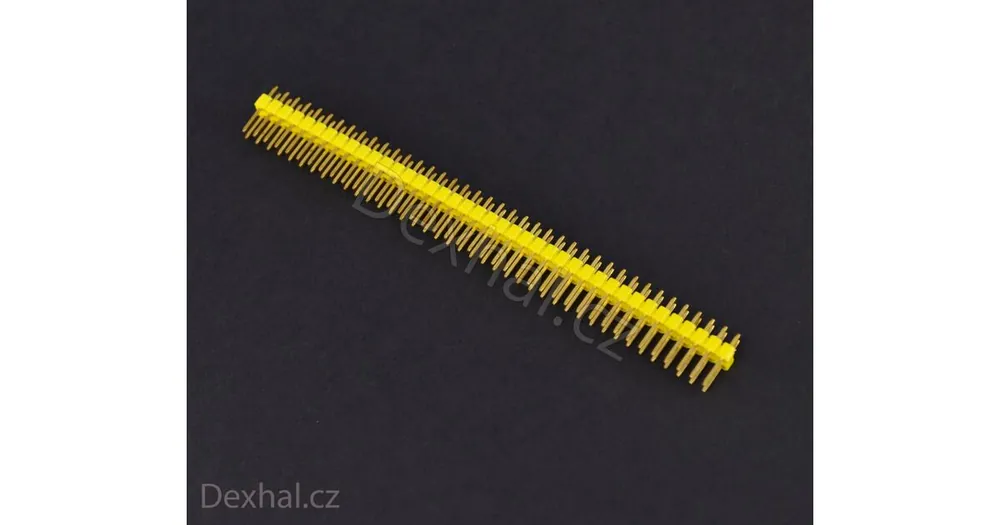 2x40 pinová lišta, více barev, samec Dupont Arduino Modrá - Končí brzy