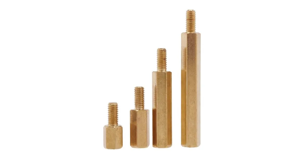 Distanční sloupek M3, 6mm vnější závit, mosaz | Rychlé dodání