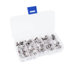 Pouze dnes - Sada trubičkových pojistek, 5x20mm, rychlá F, 10 typů, 100 kusů