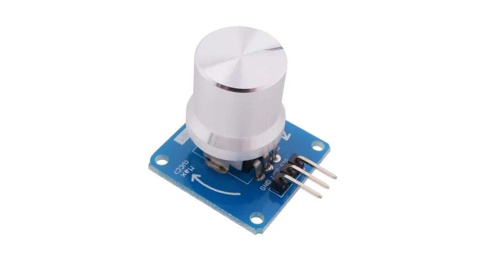 Modul s potenciometrem 10k ohm vč. knoflíku Arduino | Ušetřete