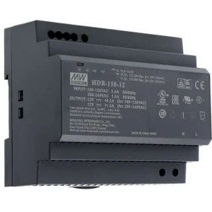Čerstvá novinka - Zdroj na DIN lištu Mean Well HDR-150-12, 12V/11,3A