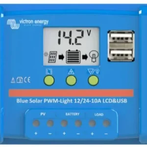 Jen po omezenou dobu - PWM solární regulátor Victron Energy 30A 12V/24V LCD + USB