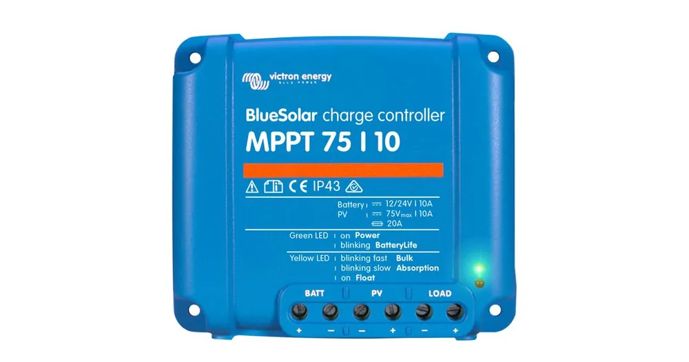Využijte nabídku | MPPT solární regulátor Victron Energy 75/10 12V/24V, 75V 10A