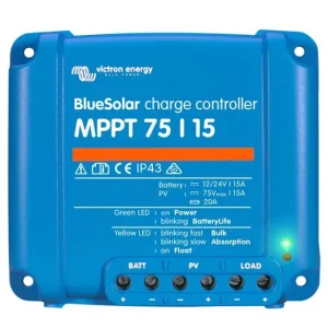 MPPT solární regulátor Victron Energy 75/15 12V/24V, 75V 15A - Blesková nabídka