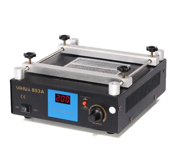 YIHUA 853A stanice pro předehřev DPS/PCB - Doprodej zásob