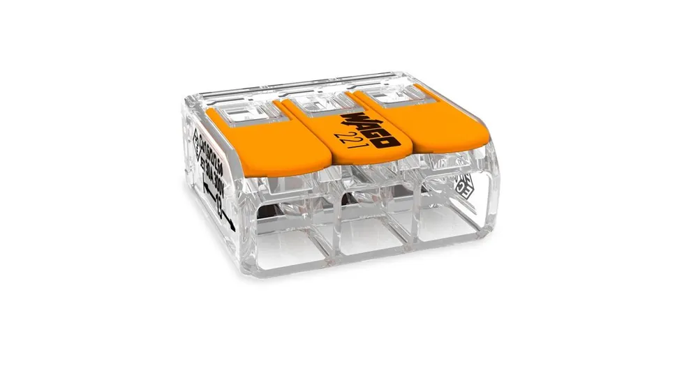 WAGO 221-613 Svorka COMPACT 3x6 s páčkou, bezšroubová | Právě dorazilo
