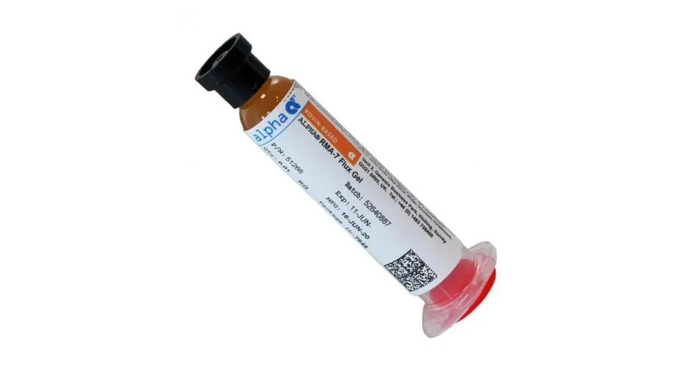 K dispozici - ALPHA RMA-7 FLUX GEL, tavidlo, objem 10ml