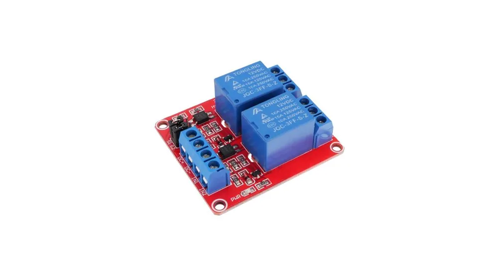 2 kanálové 24V Relé 10A Arduino raspberry / relátko high/low level trigger - Ušetřete více