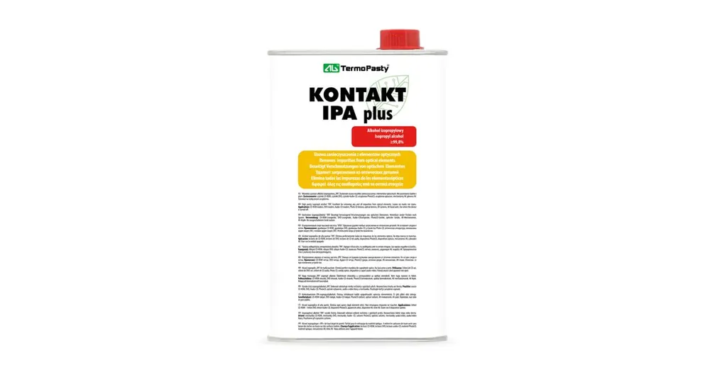 IPA PLUS, plech, objem 1l, isopropylalkohol, isopropanol - Premium