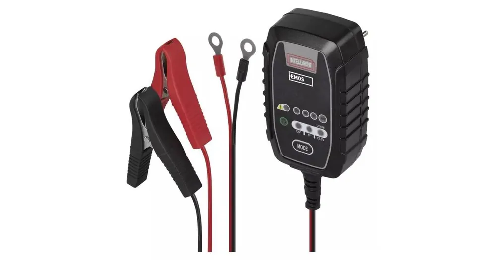 EMOS N1015 Nabíječka autobaterií 6/12V 0,8A, | Velmi oblíbený produkt