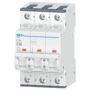 Jistič OEZ LTN-50C-3, 50A, 3P, 10kA, OEZ 41794 - Přímo od výrobce