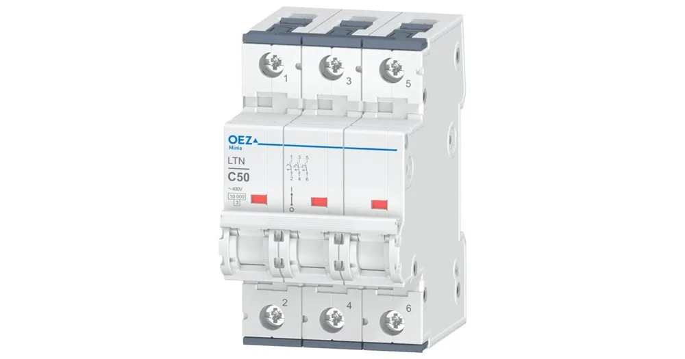 Jistič OEZ LTN-50C-3, 50A, 3P, 10kA, OEZ 41794 - Přímo od výrobce