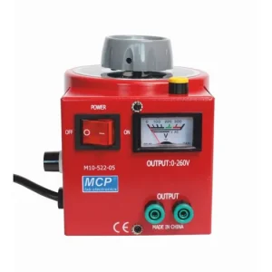 Autotransformátor MCP M10-522-05, 500VA (2A), rozsah 0-250V | Nabídka